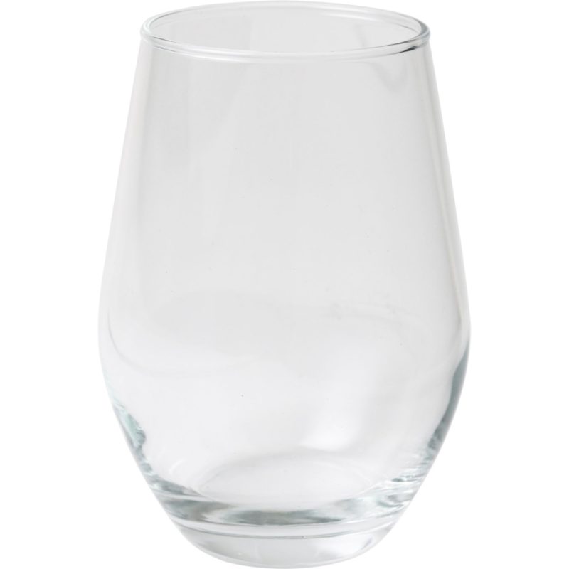 2 Piece Etched Stemless Wine Glass Set - 4