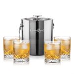 Catania Ice Bucket & Durham On-the-Rocks Set - 2
