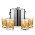 Catania Ice Bucket & Durham On-the-Rocks Set - 5