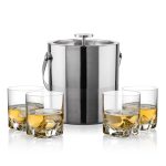 Catania Ice Bucket & Hillcrest On-the-Rocks Set - 4