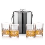 Catania Ice Bucket & Longford On-the-Rocks Set - 4