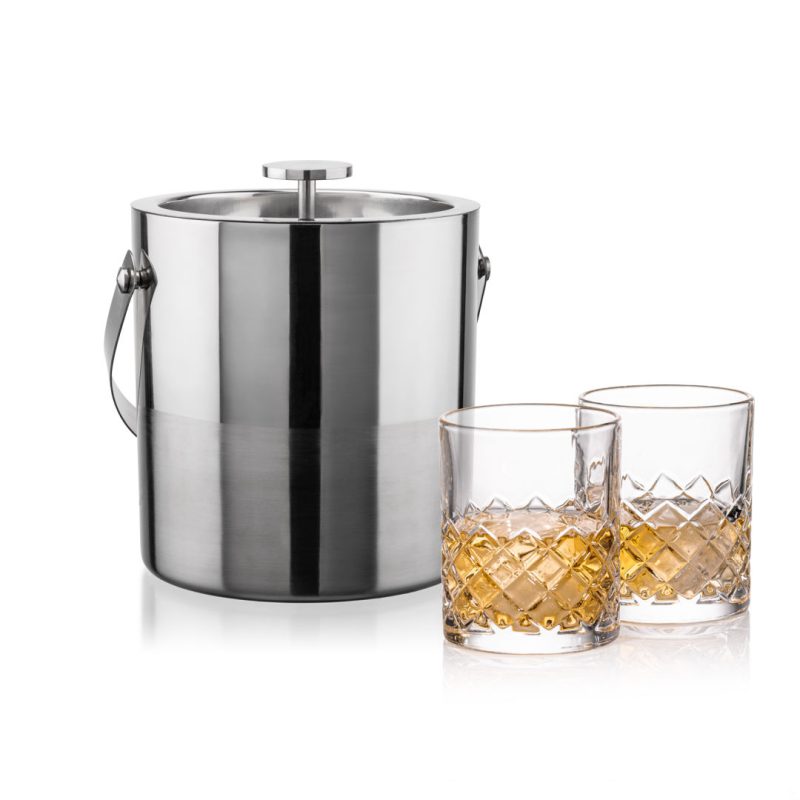 Catania Ice Bucket & Longford On-the-Rocks Set - 5