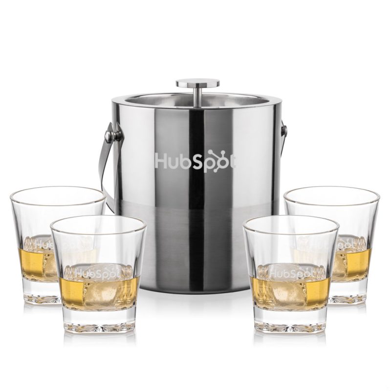 Catania Ice Bucket & Santana On-the-Rocks Set - 2