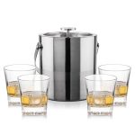 Catania Ice Bucket & Santana On-the-Rocks Set - 4