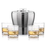 Genoa Ice Bucket & Buxton On-the-Rocks Set - 5