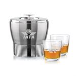 Genoa Ice Bucket & Carberry On-the-Rocks Set