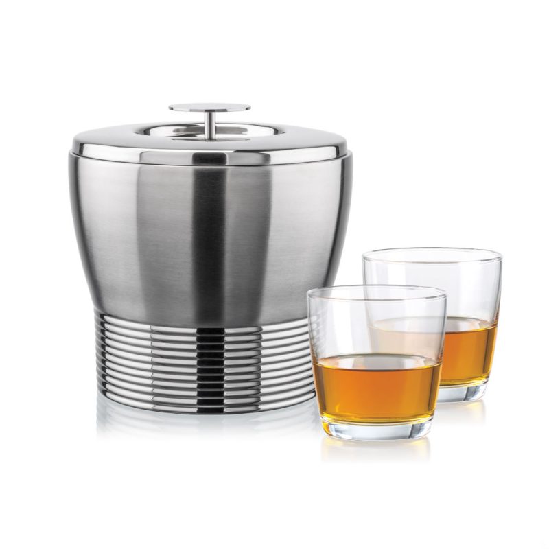Genoa Ice Bucket & Carberry On-the-Rocks Set - 4