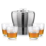 Genoa Ice Bucket & Carberry On-the-Rocks Set - 5
