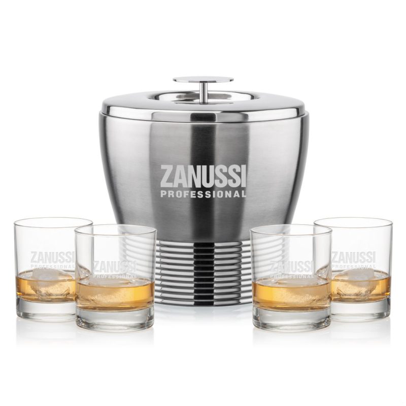 Genoa Ice Bucket & Chelsea On-the-Rocks Set - 2