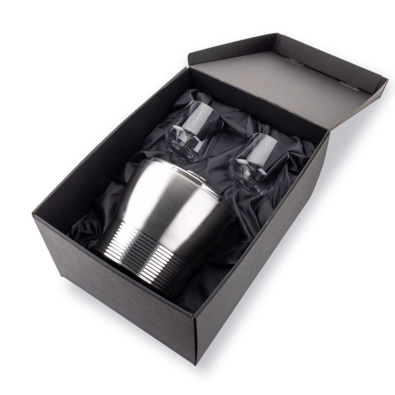 Genoa Ice Bucket & Hogarth On-the-Rocks Set - 1