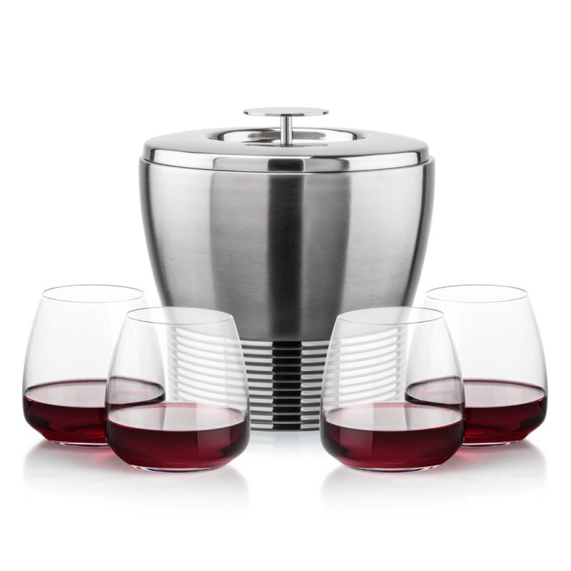 Genoa Ice Bucket & Hogarth On-the-Rocks Set - 5