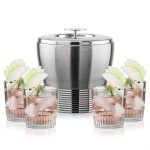 Genoa Ice Bucket & Newkirk On-the-Rocks Set - 5