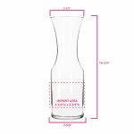 Libbey 40 oz. Glass Carafe - Elegant Serving Carafe for Events - 2