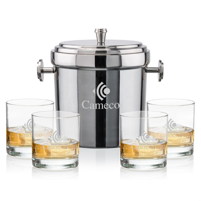 Milano Ice Bucket & Aristocrat On-the-Rocks Set - 2