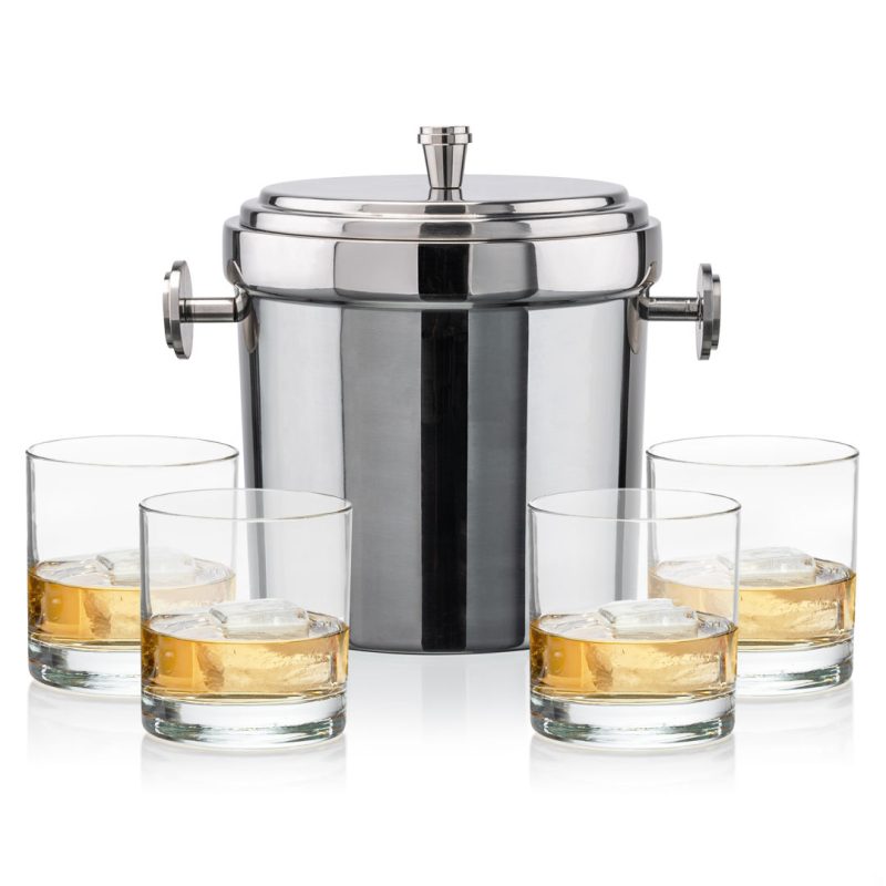 Milano Ice Bucket & Aristocrat On-the-Rocks Set - 5