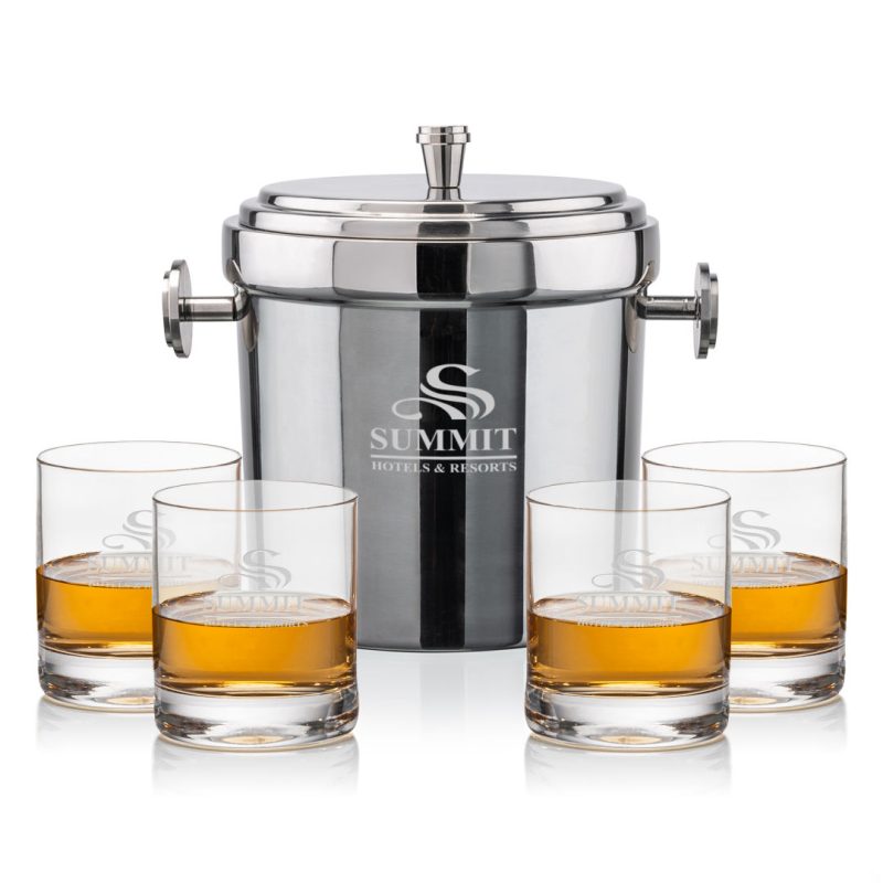 Milano Ice Bucket & Dresden On-the-Rocks Set - 2