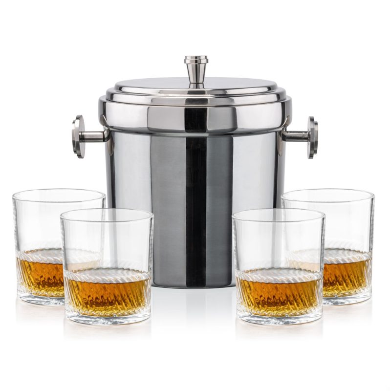 Milano Ice Bucket & Drysdale On-the-Rocks Set - 5