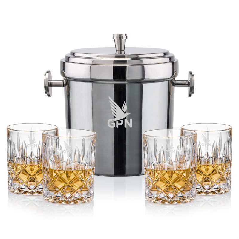 Milano Ice Bucket & RIEDEL Spey On-the-Rocks Set - 2
