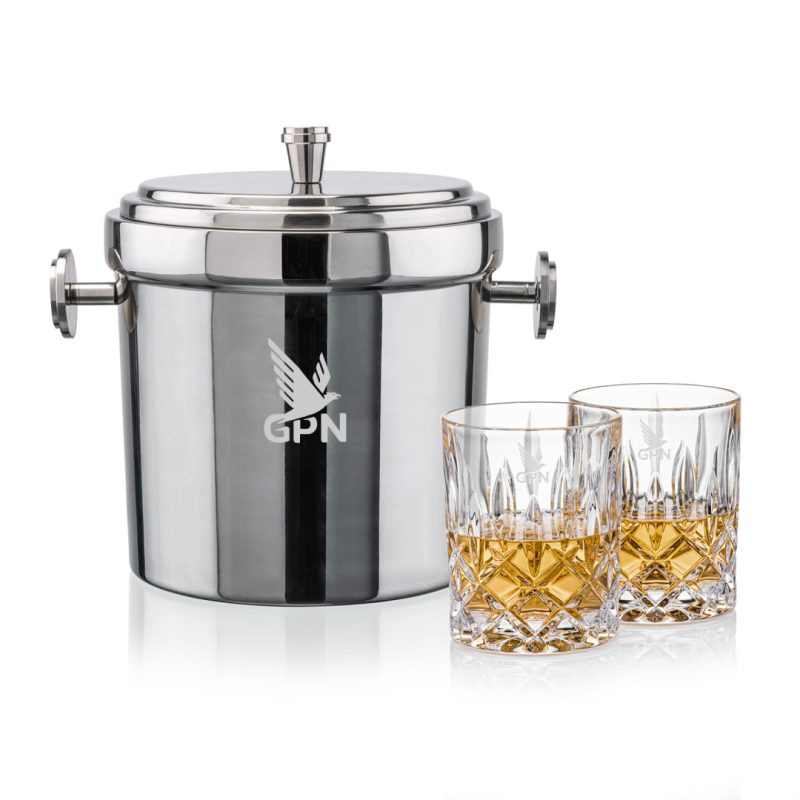 Milano-Ice-Bucket-RIEDEL-Spey-On-the-Rocks-Set-SST1033-RS Milano Ice Bucket & RIEDEL Spey On-the-Rocks Set