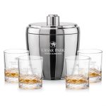 Pescara Ice Bucket & Brentwood On-the-Rocks Set - 2