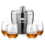 Pescara Ice Bucket & Gibson On-the-Rocks Set - 2