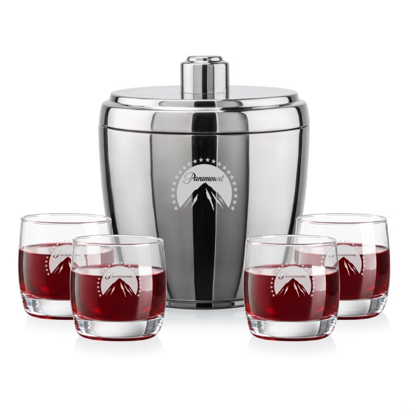 Pescara Ice Bucket & Nordic On-the-Rocks Set - 2