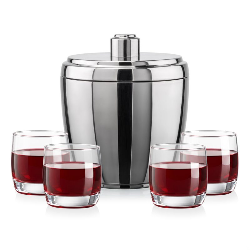 Pescara Ice Bucket & Nordic On-the-Rocks Set - 5