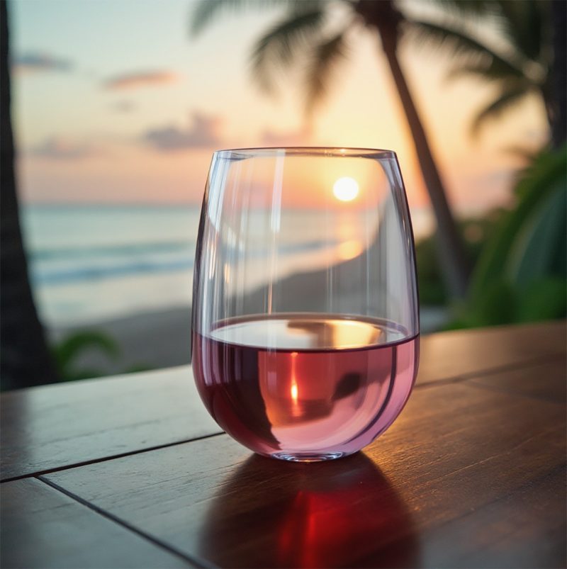 Symglass 12oz Clear Stemless Wine Glass - 5