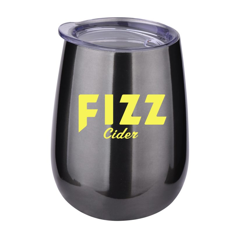10 Oz. Stainless Steel Stemless Wine Glass - 4