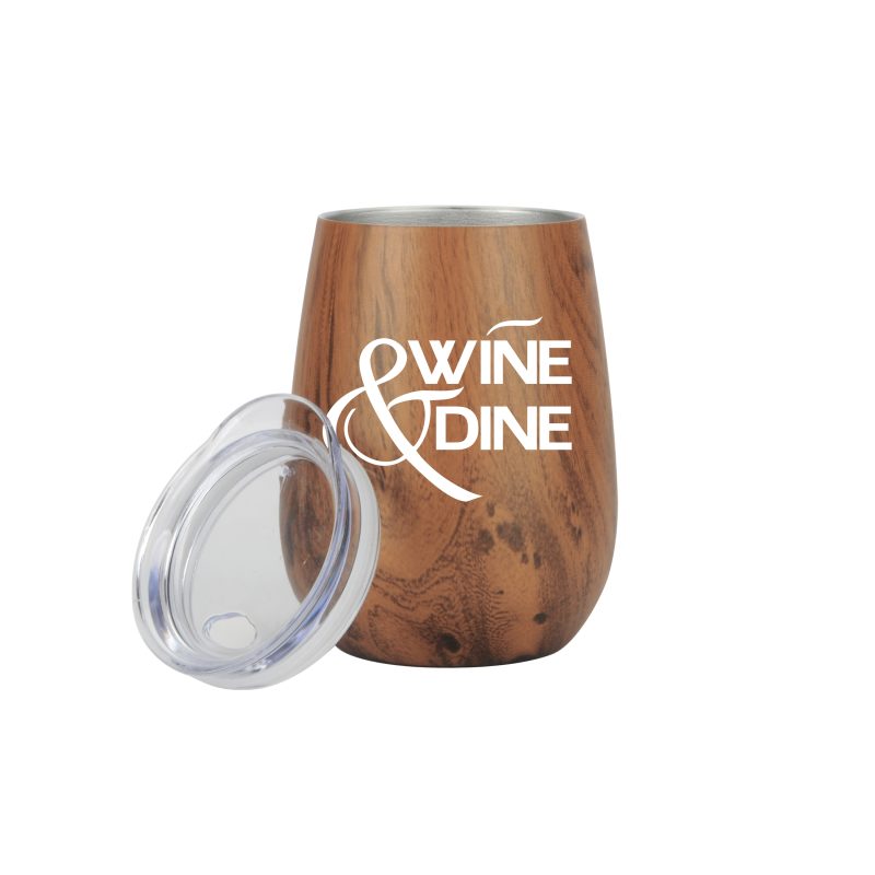 10-Oz-Stainless-Steel-Wood-Tone-Stemless-Wine-Glass-BTL500 10 Oz. Stainless Steel Wood Tone Stemless Wine Glass