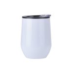 12 Oz. Economy Stainless Steel Stemless Wine Glass w/Plastic Lining - 1