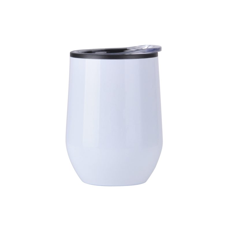 12 Oz. Economy Stainless Steel Stemless Wine Glass w/Plastic Lining - 1