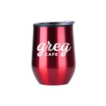 12 Oz. Economy Stainless Steel Stemless Wine Glass w/Plastic Lining - 2