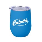 12 Oz. Rubberized Finish Stainless Steel Stemless Wine Glass - 2