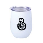 12 Oz. Rubberized Finish Stainless Steel Stemless Wine Glass - 5