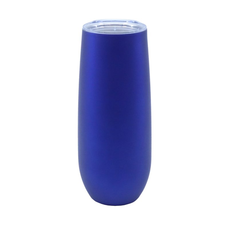 14 oz Vacuum Insulated Stainless Steel Champagne Flute With Rubberized Finish - 3