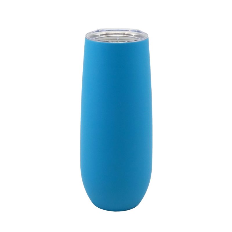 14 oz Vacuum Insulated Stainless Steel Champagne Flute With Rubberized Finish - 6