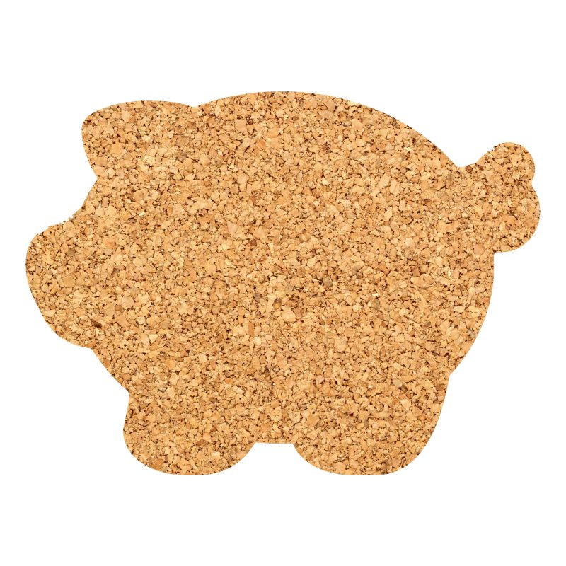 Cork Coasters (Piggy Bank) - 1