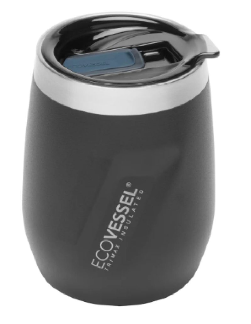 EcoVessel 10 oz Wine Tumbler with Sliding Lid - 2