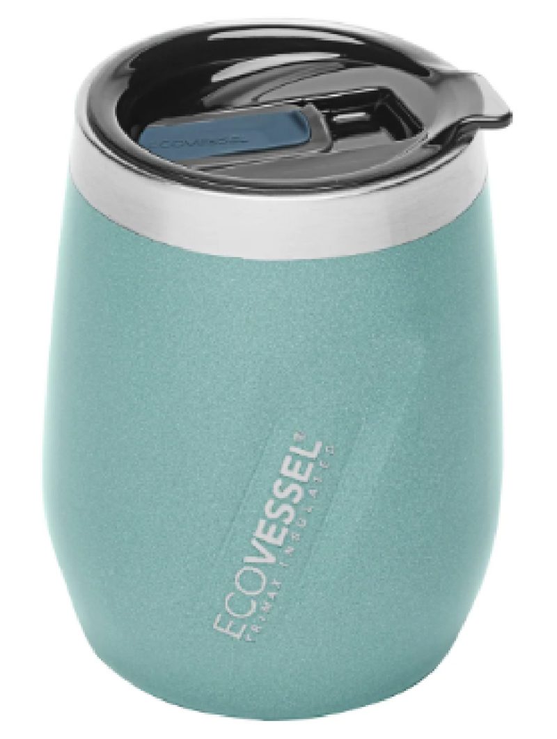 EcoVessel 10 oz Wine Tumbler with Sliding Lid - 4