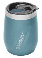 EcoVessel 10 oz Wine Tumbler with Sliding Lid - 7