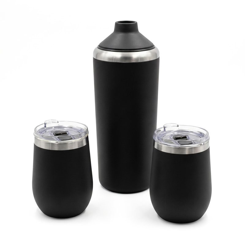 Glacier Stainless Steel Wine Chiller And Tumbler Set - 1