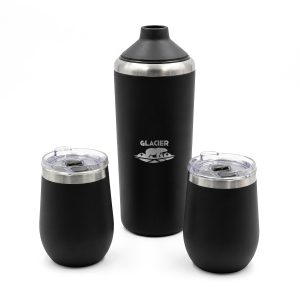 Glacier Stainless Steel Wine Chiller And Tumbler Set