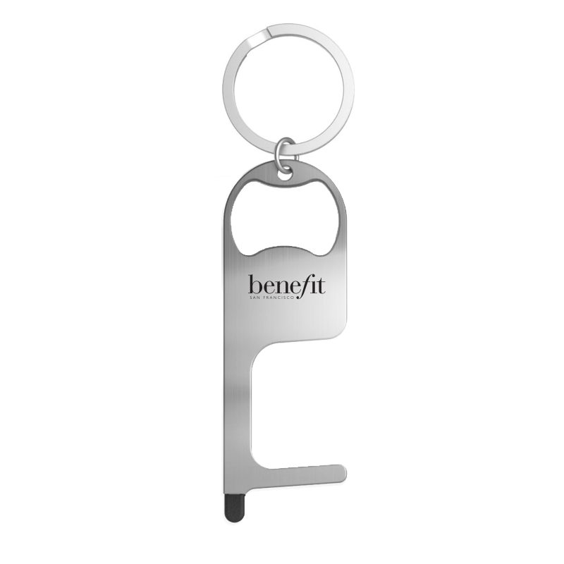Greeting Card With Stainless Steel No Touch Tool With Stylus And Bottle Opener - 4