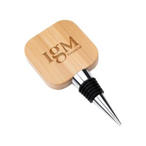 Kirtle Bamboo Bottle Stopper w/Bottle Opener