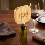 Kirtle Bamboo Bottle Stopper w/Bottle Opener - 4