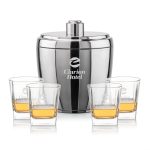 Pescara Ice Bucket & Arcadia On-the-Rocks Set - 2