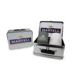 Retro Lunchbox + Double 12 Oz. Rubberized Finish Stemless Wine Glass In Vacuum Insert - 2