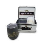 Retro Lunchbox + Double 12 Oz. Rubberized Finish Stemless Wine Glass In Vacuum Insert - 3