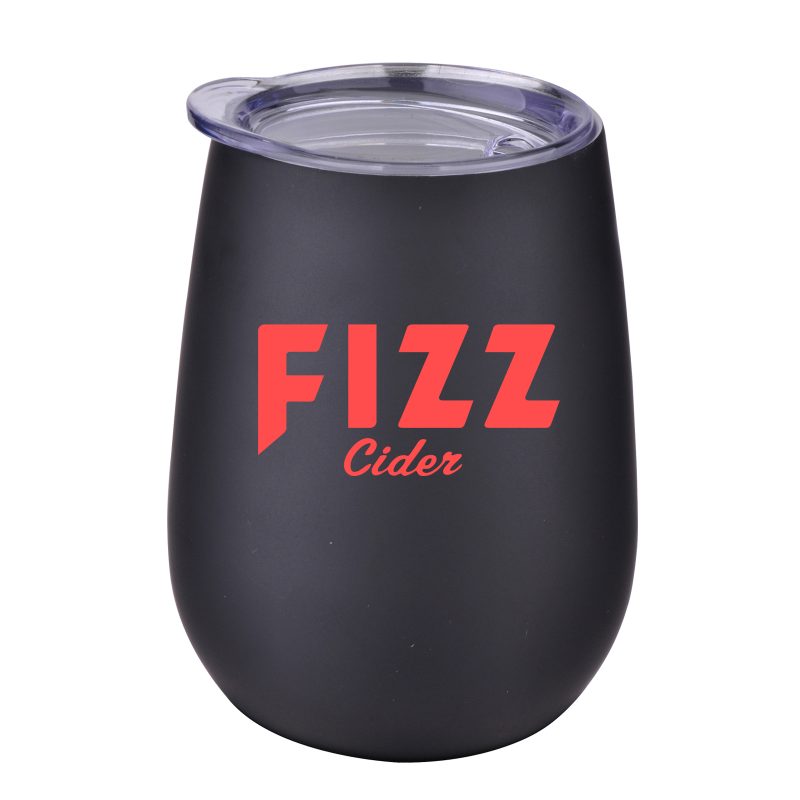 Retro Lunchbox + Single 10 Oz. Stemless Wine Glass in Vacuum Insert - 7